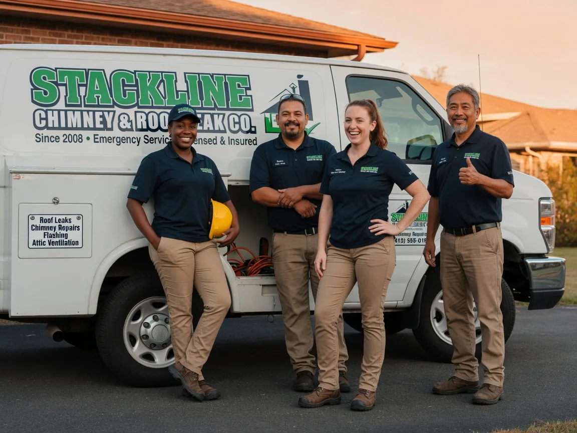 Chimney flashing repair company in Harrington, WA